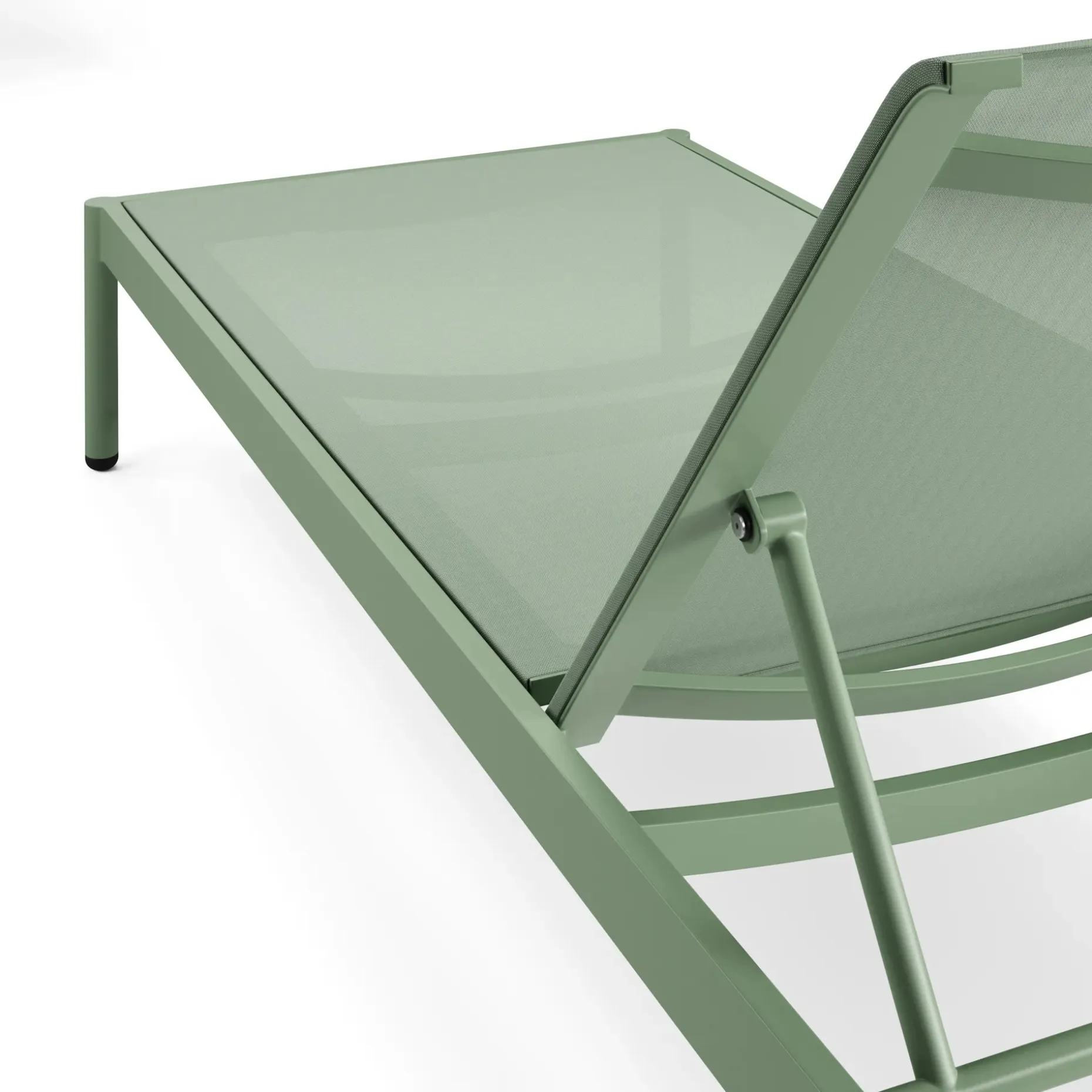 Tola 78" Outdoor Chaise Lounge - Khaki Green