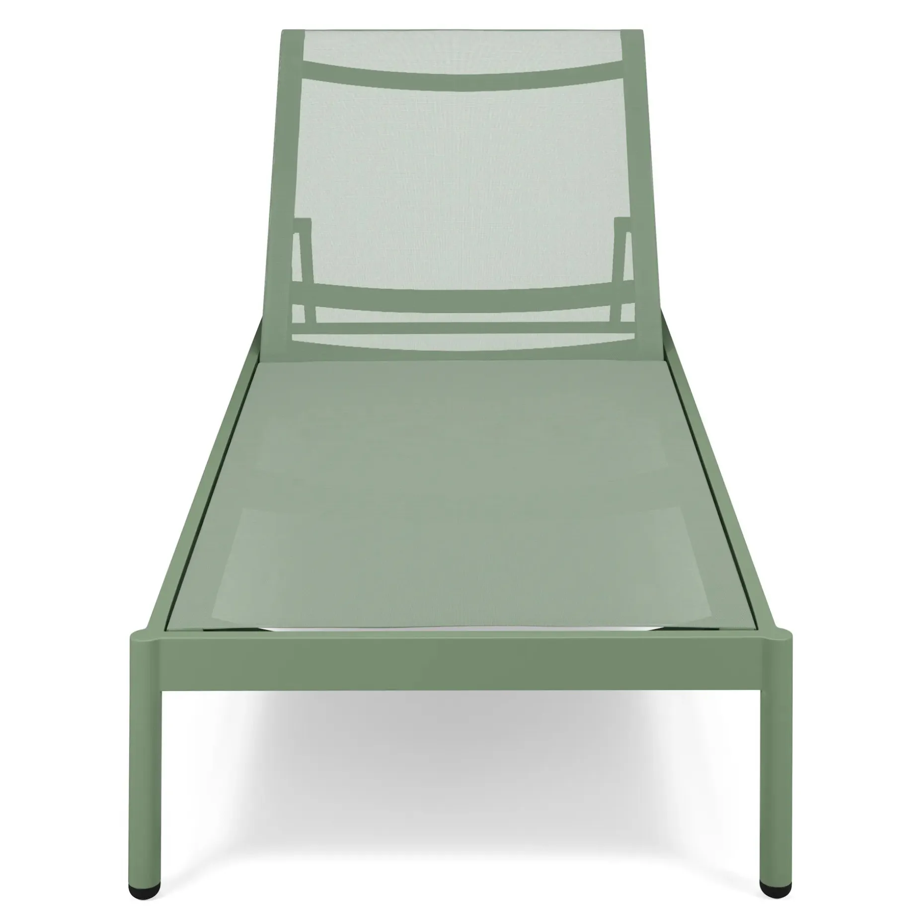 Tola 78" Outdoor Chaise Lounge - Khaki Green