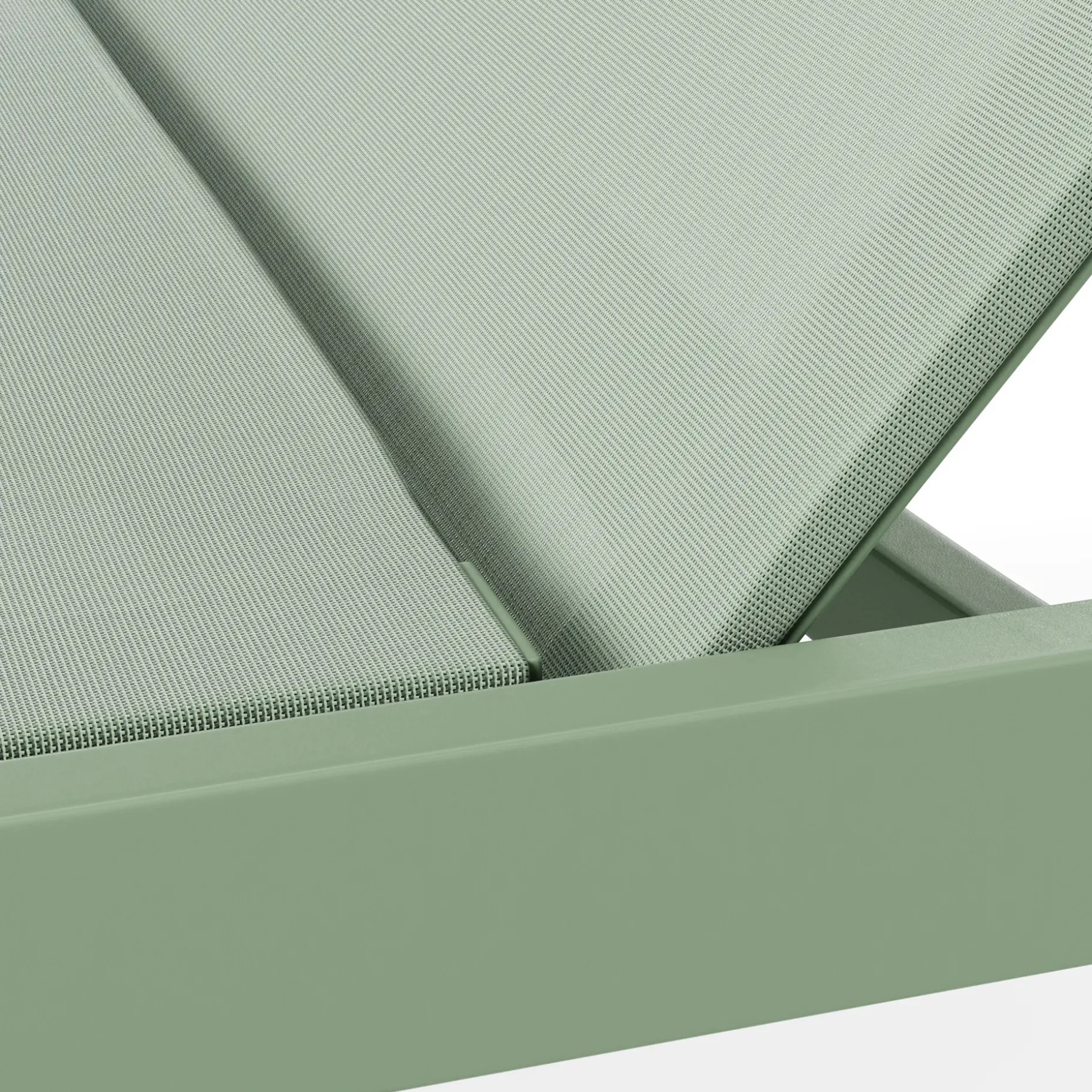 Tola 78" Outdoor Chaise Lounge - Khaki Green