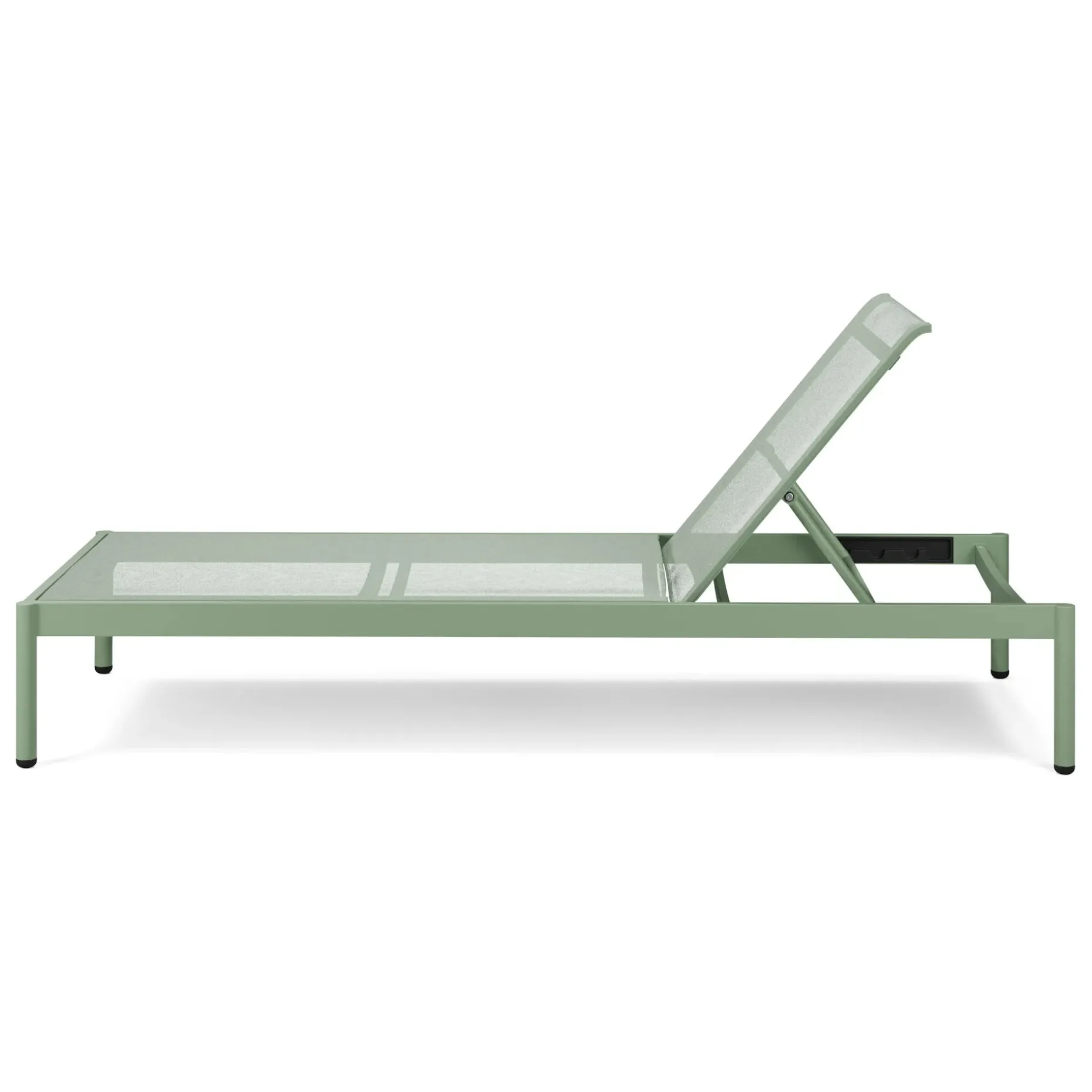 Tola 78" Outdoor Chaise Lounge - Khaki Green