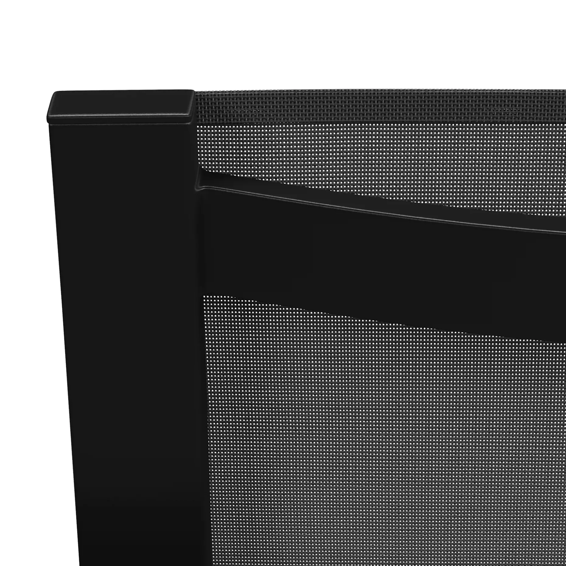 Tola Outdoor Stackable Textilene Dining Chair - Black