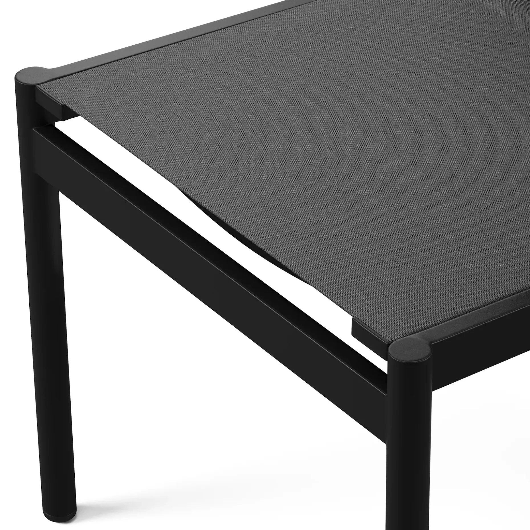 Tola Outdoor Stackable Textilene Dining Chair - Black
