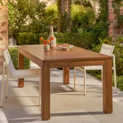 Tola Outdoor Stackable Textilene Dining Chair - White