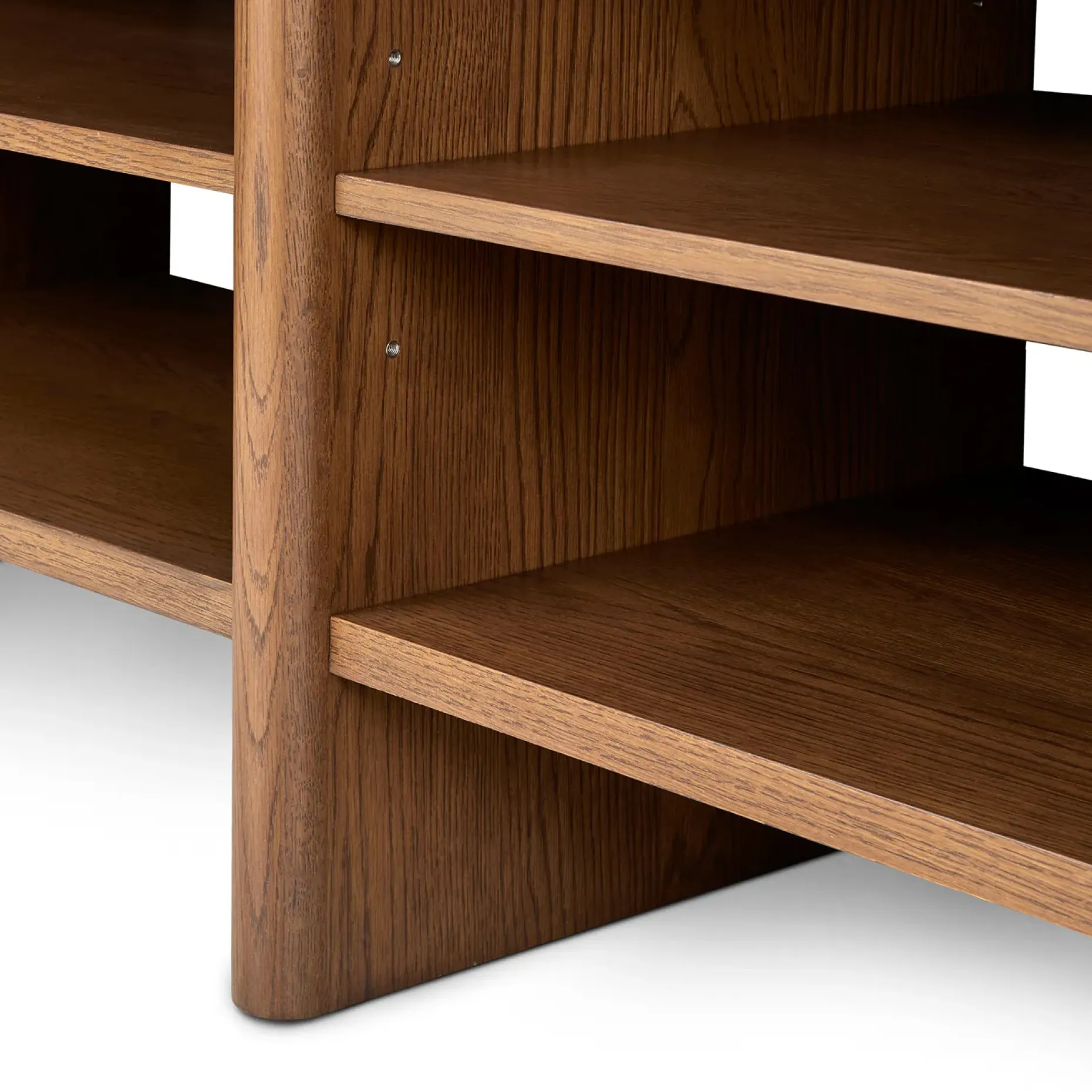 Torme 57" Bookcase, Short - Smoked Oak