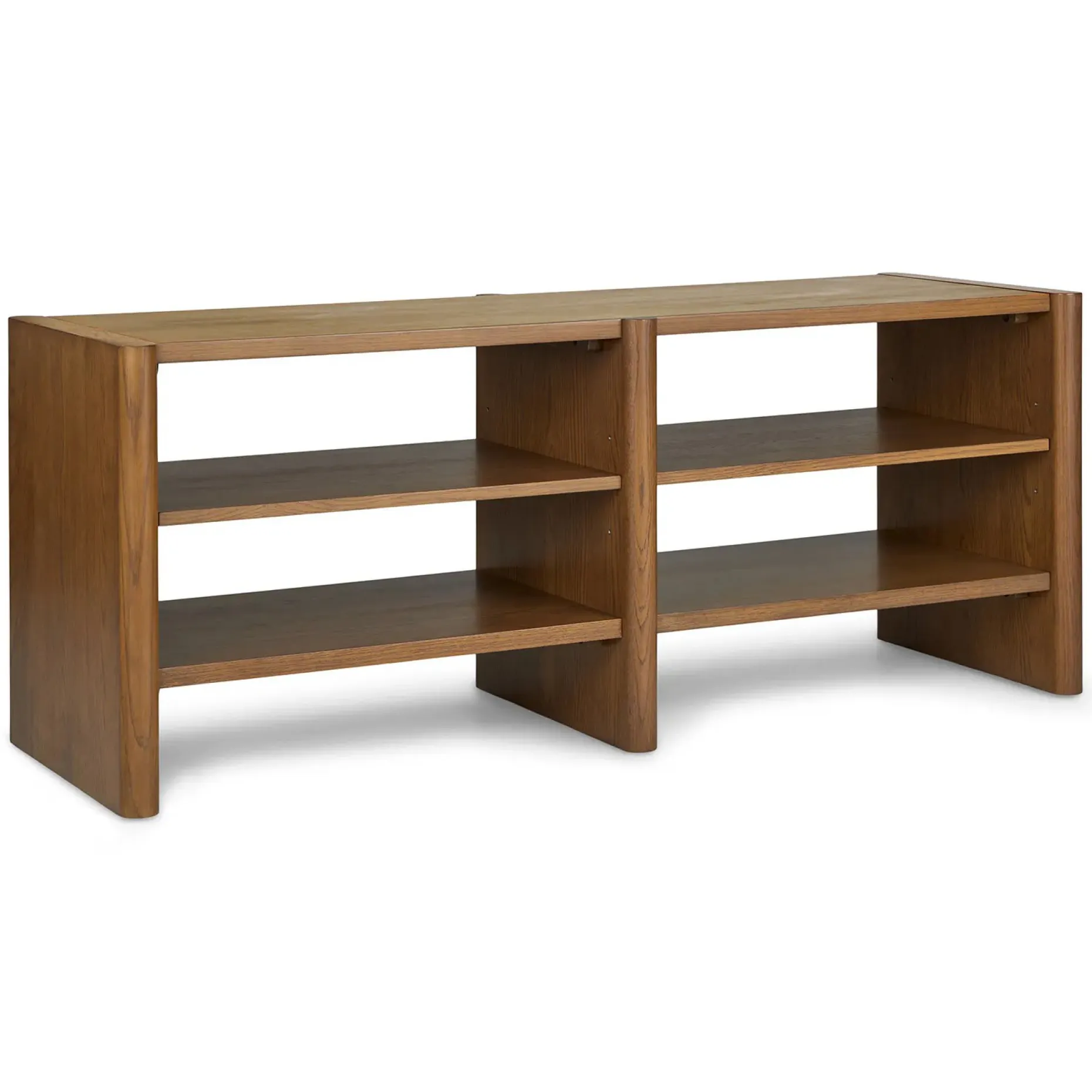 Torme 57" Bookcase, Short - Smoked Oak