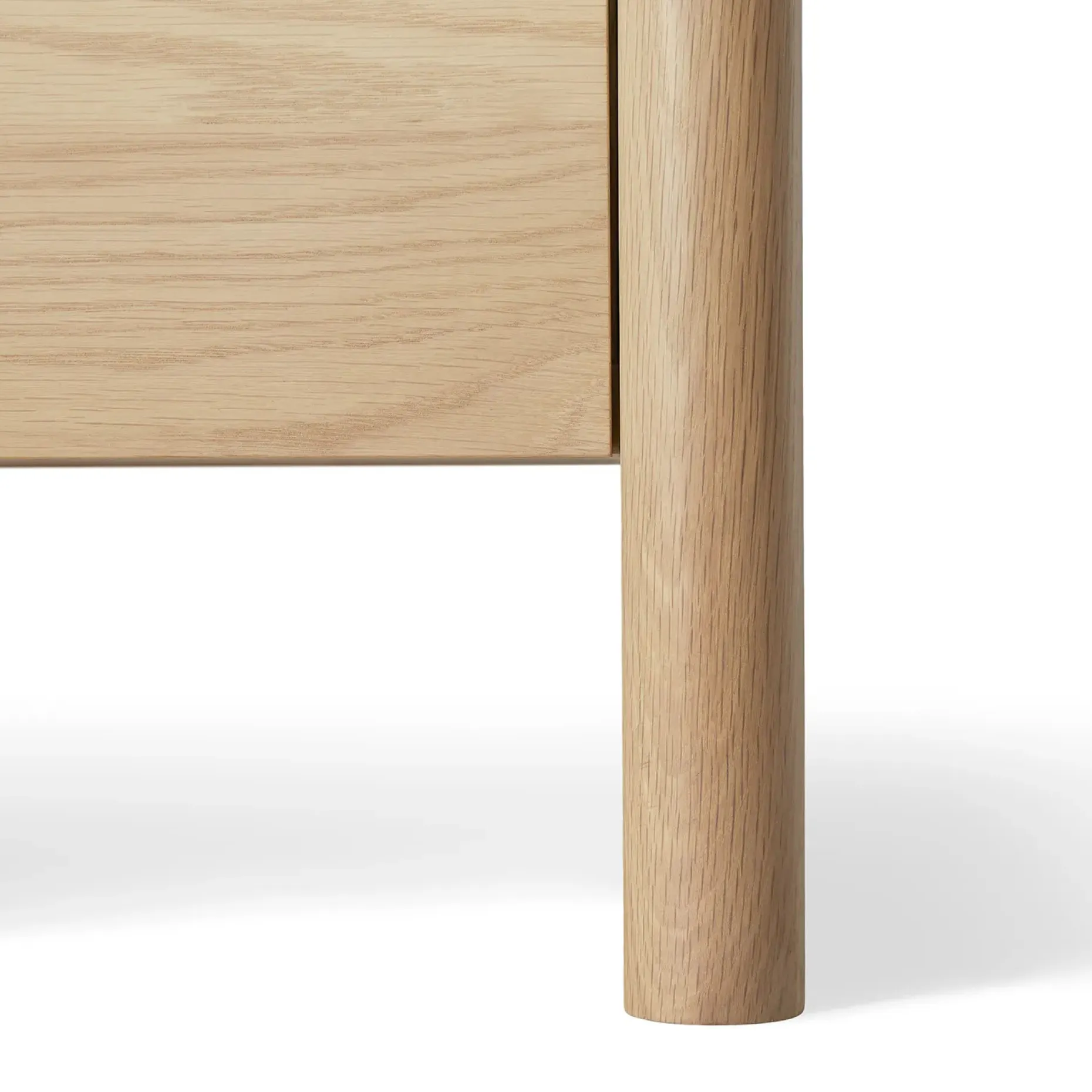 Torme 34" Bookcase with Storage, Tall - White Oak