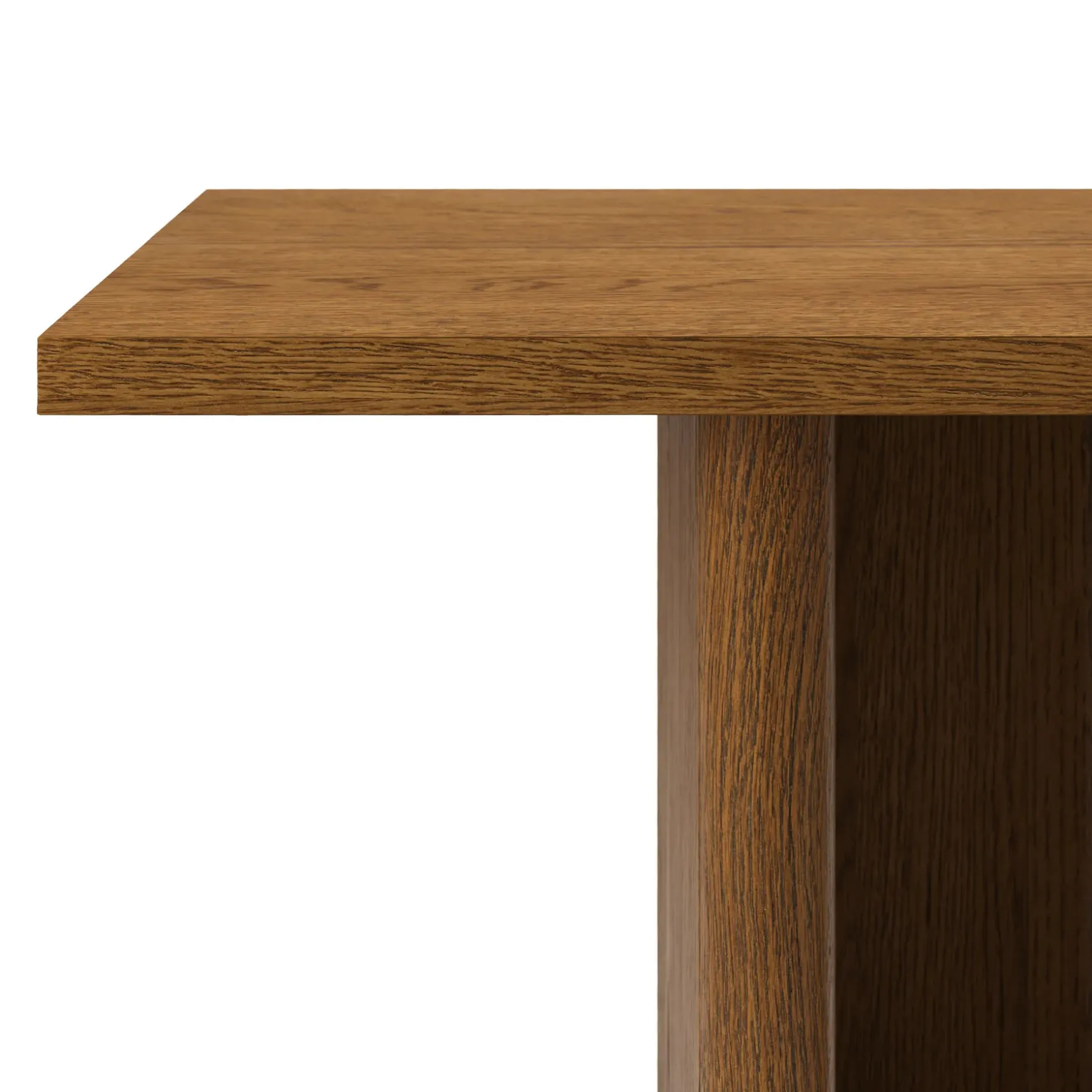 Torme 48" Console - Smoked Oak