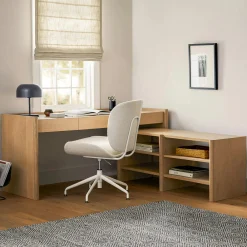 Torme 70" Desk - White Oak