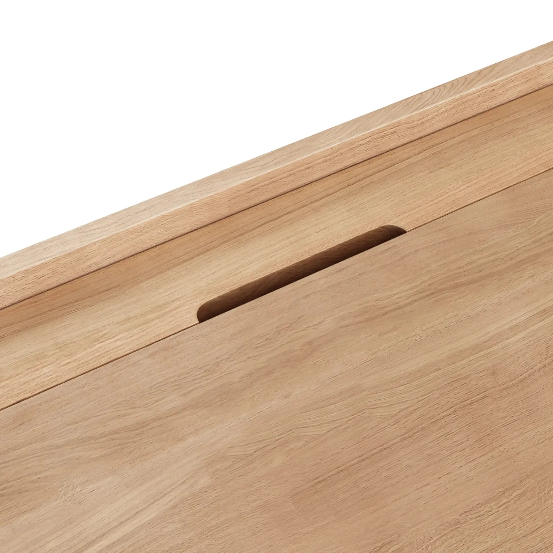 Torme 44" Height Adjustable Desk - White Oak