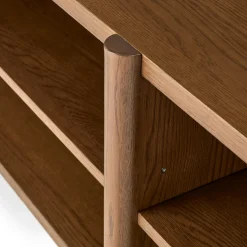 Torme L-Shape Desk Set - Smoked Oak