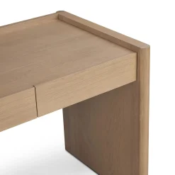 Torme L-Shape Desk Set - White Oak