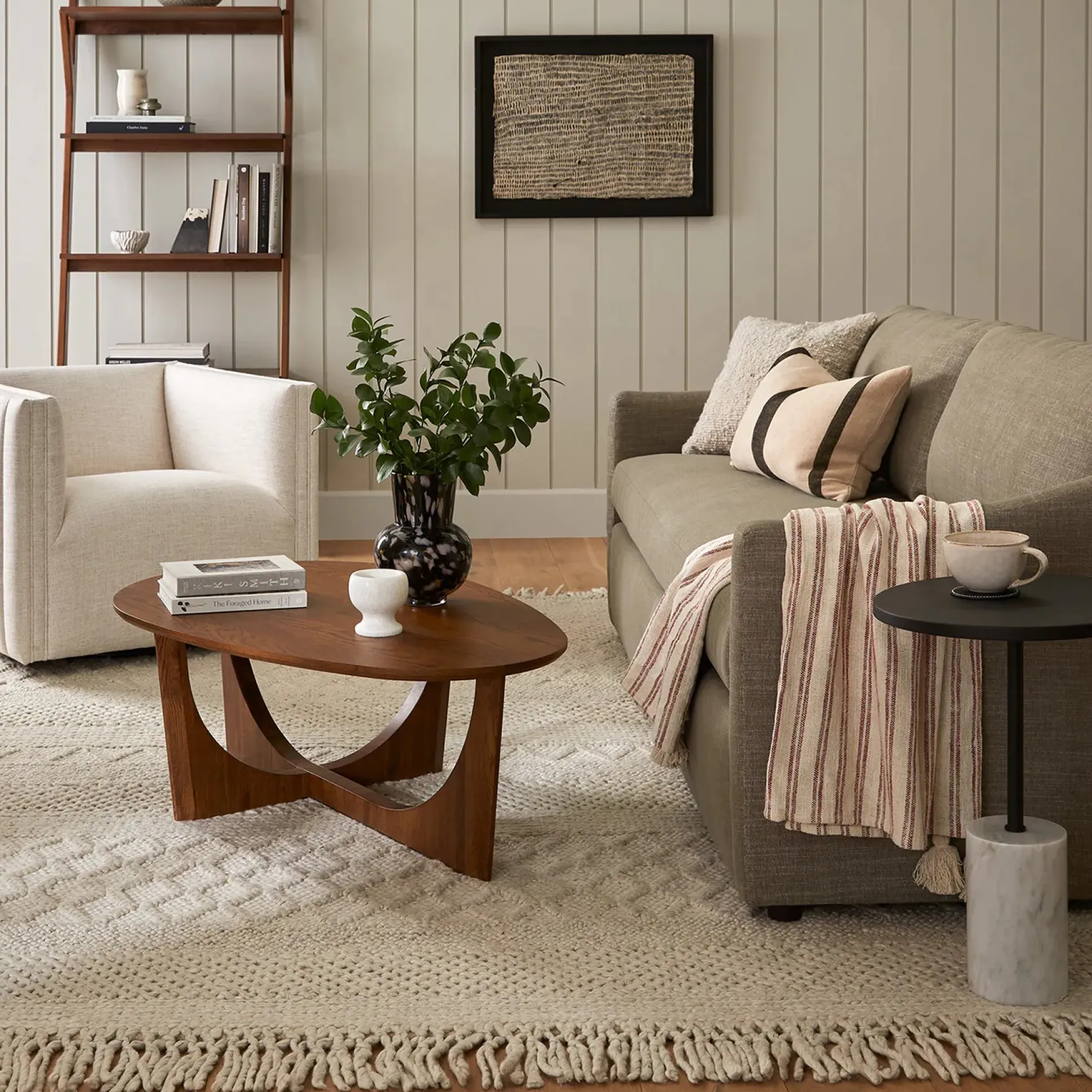 Tovi 42.5" Coffee Table - Smoked Oak