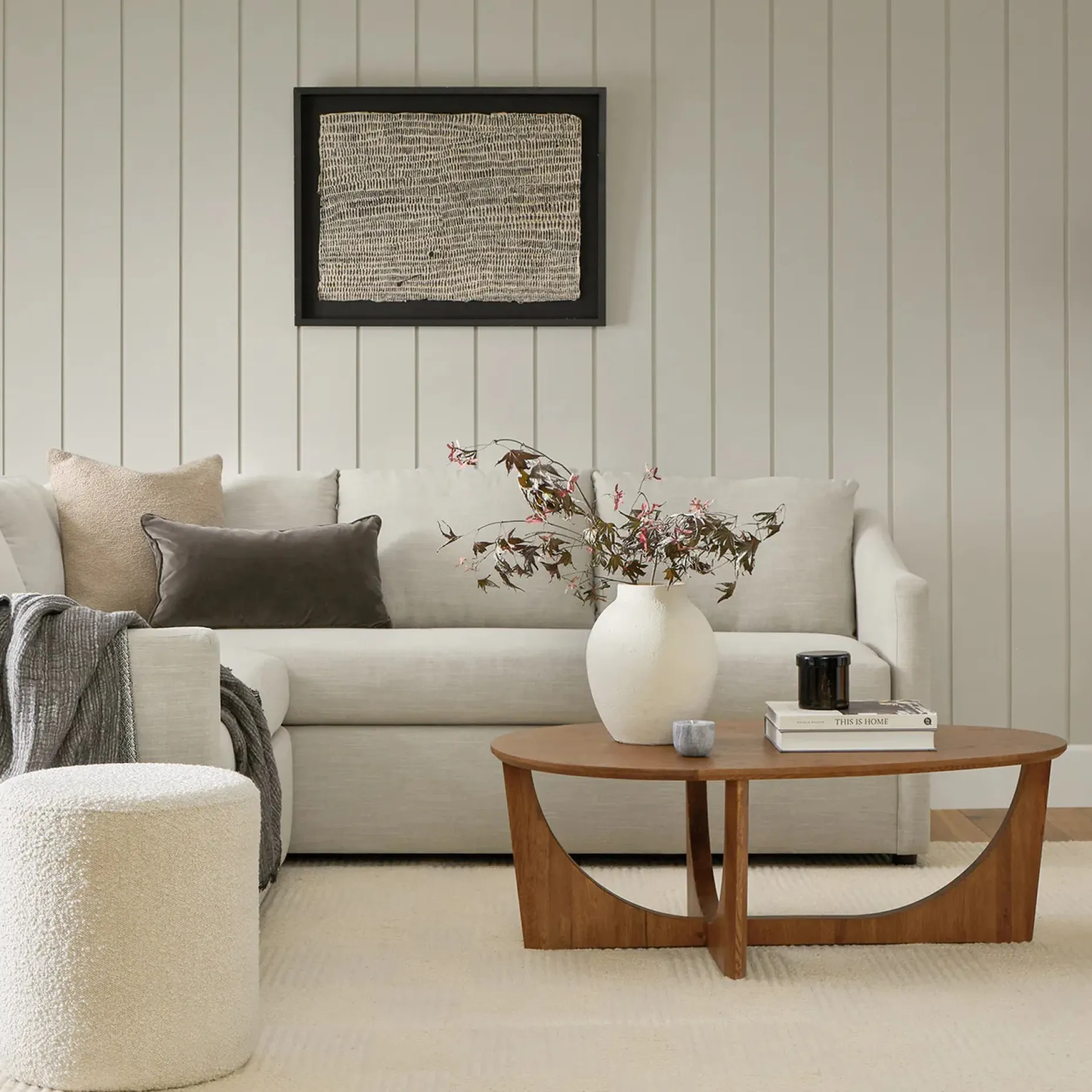 Tovi 42.5" Coffee Table - Smoked Oak