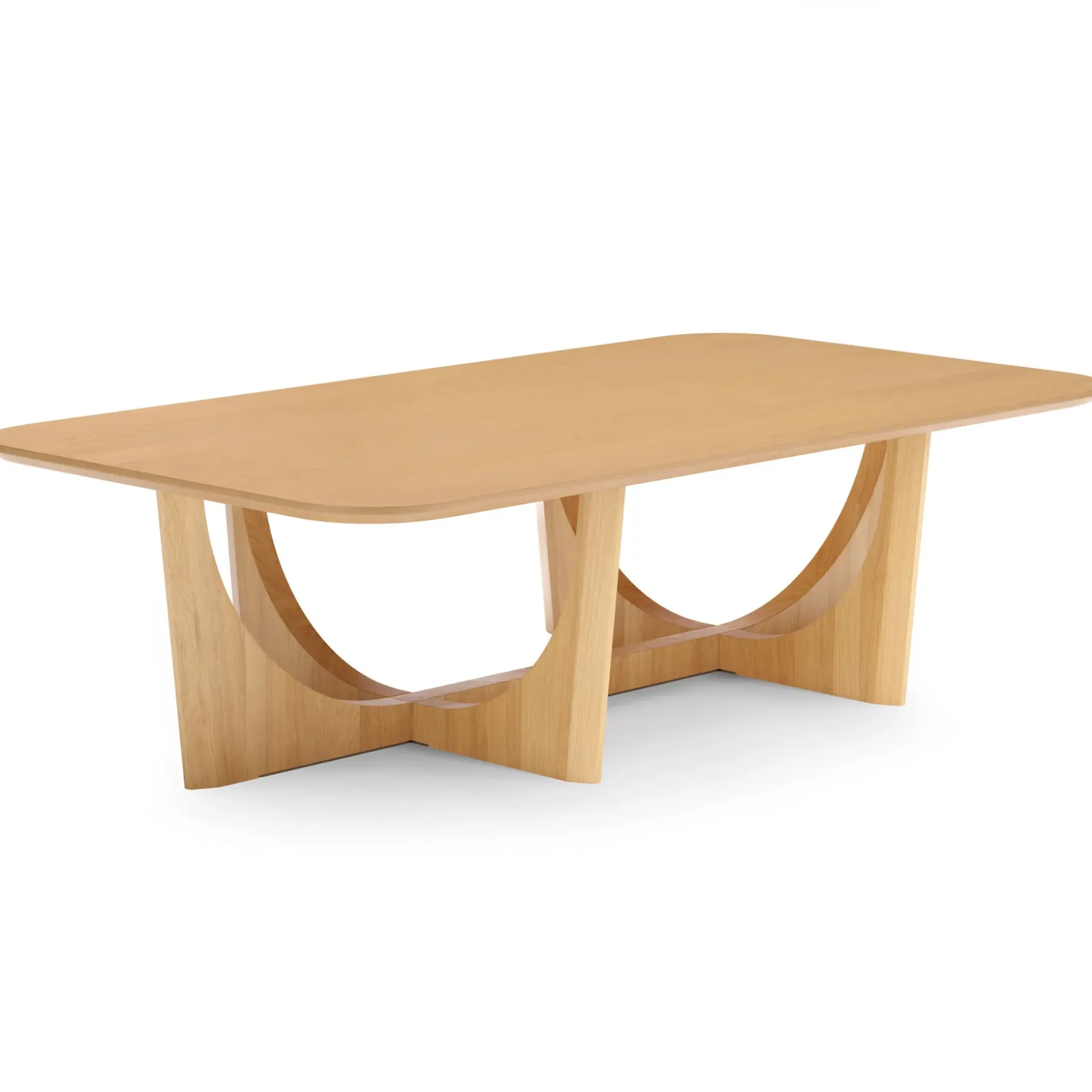 Tovi 55" Rectangular Coffee Table - Oak