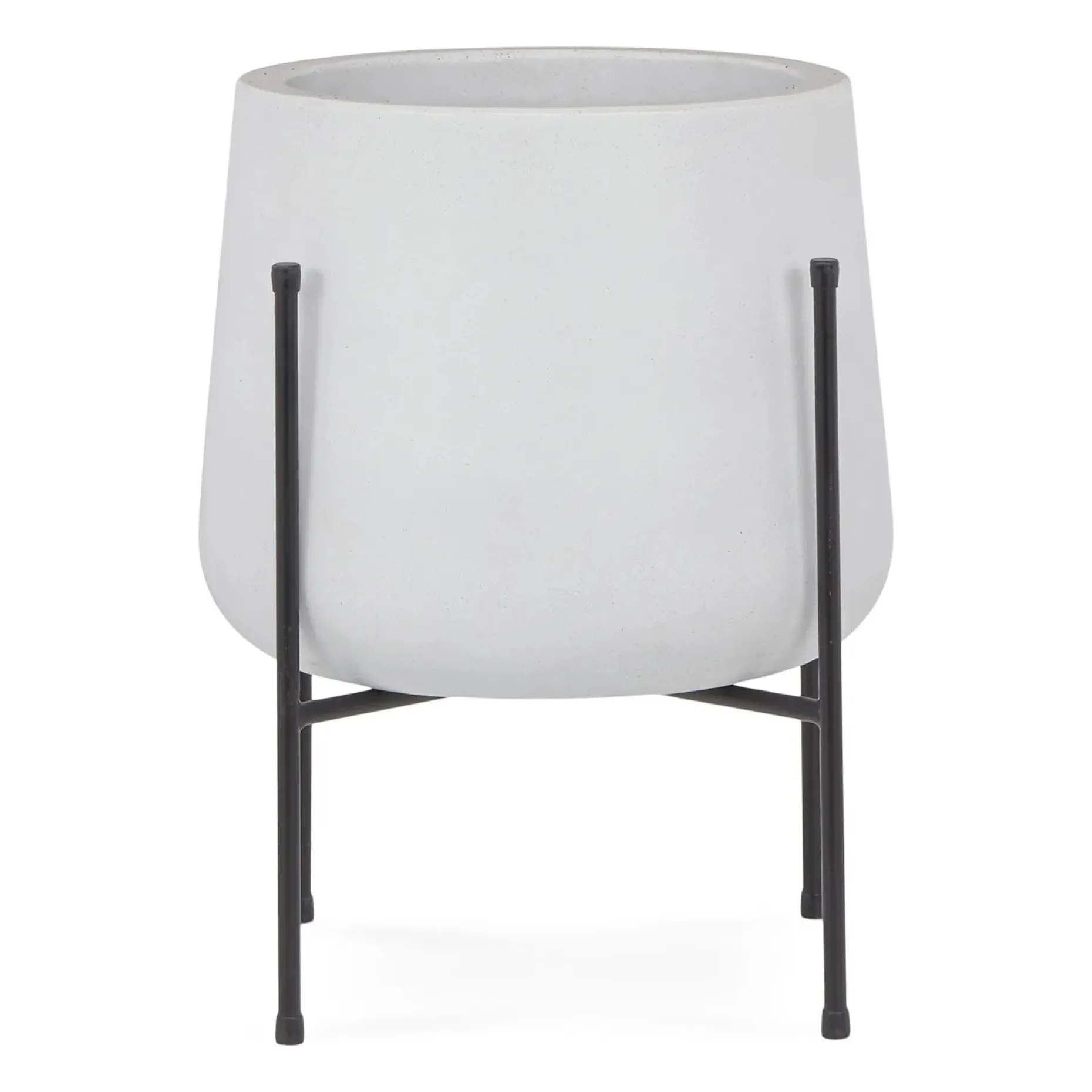 Tuva Wide Indoor/Outdoor Planter Set - White