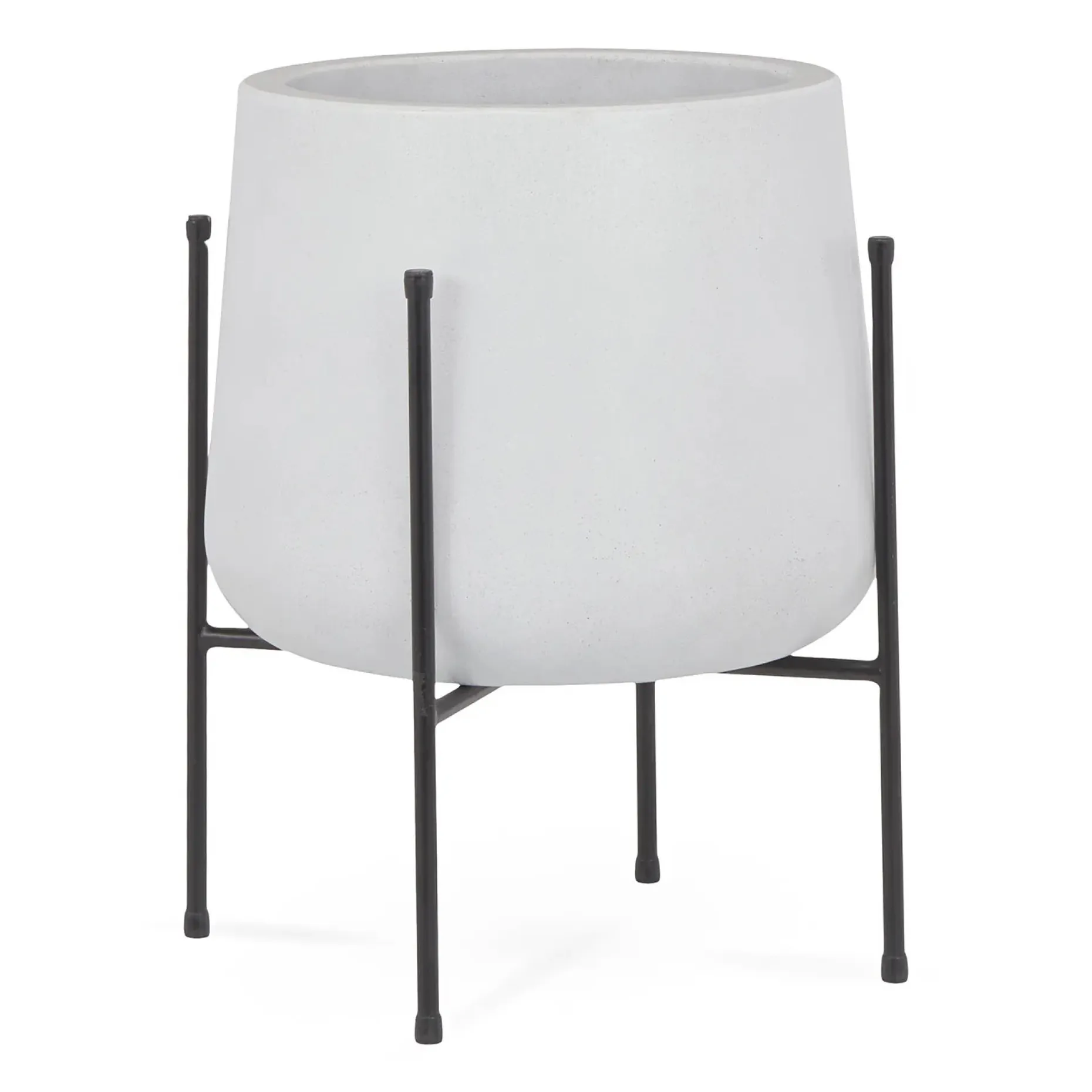 Tuva Wide Indoor/Outdoor Planter Set - White