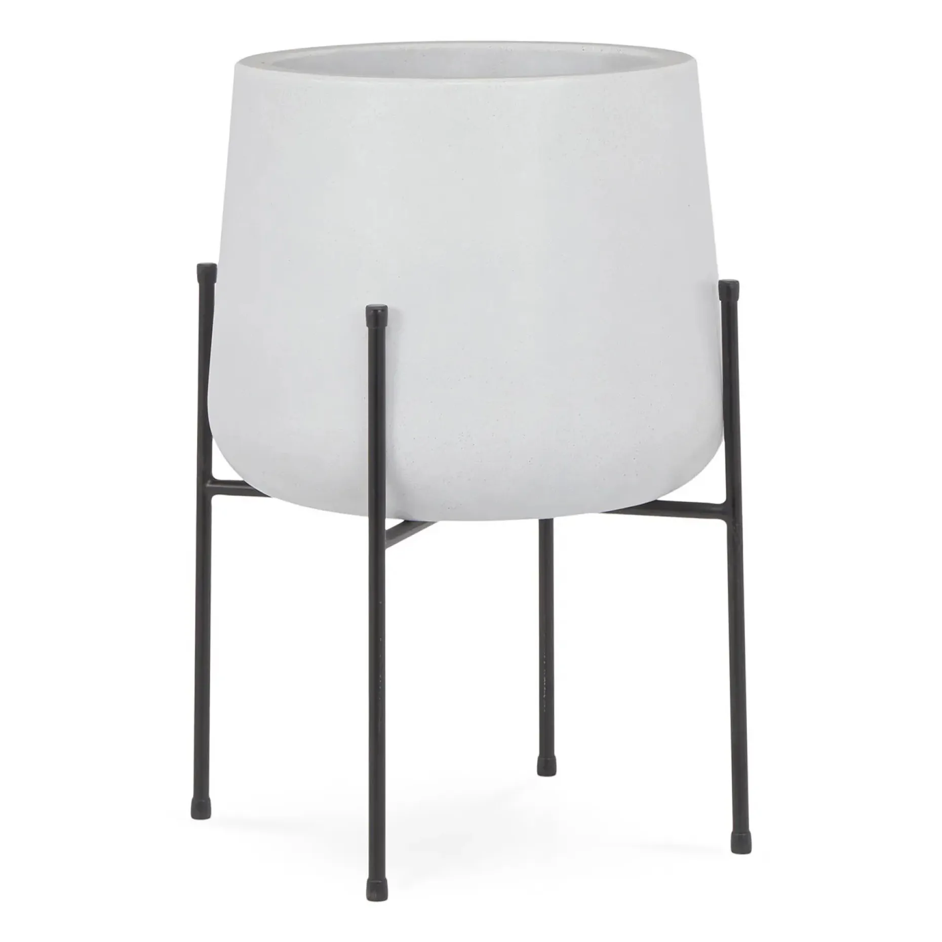 Tuva Wide Indoor/Outdoor Planter Set - White