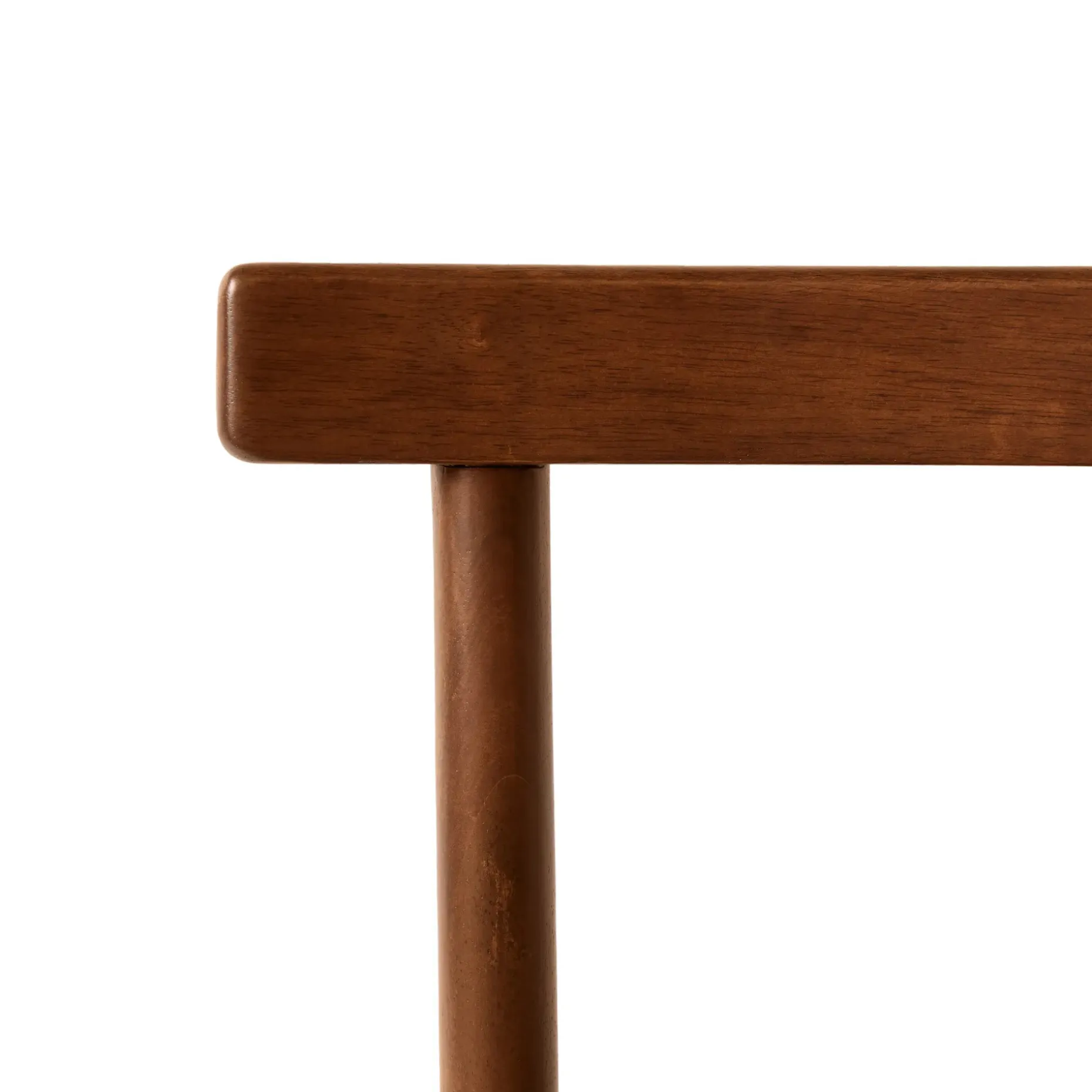 Ulka Dining Chair - Walnut and Ratine Buff