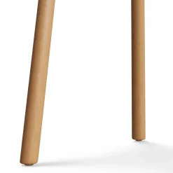 Ulka Dining Chair - White Oak and Ratine Ivory