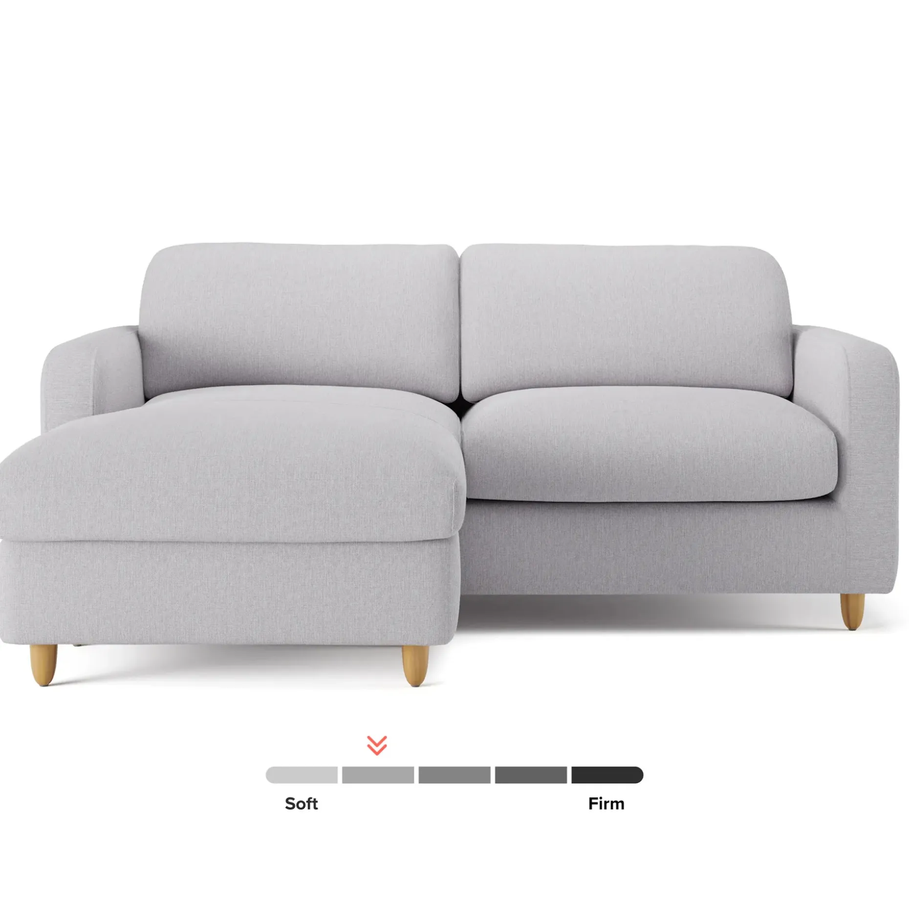 Vati 80" Left Storage Sectional - Silver Ivory