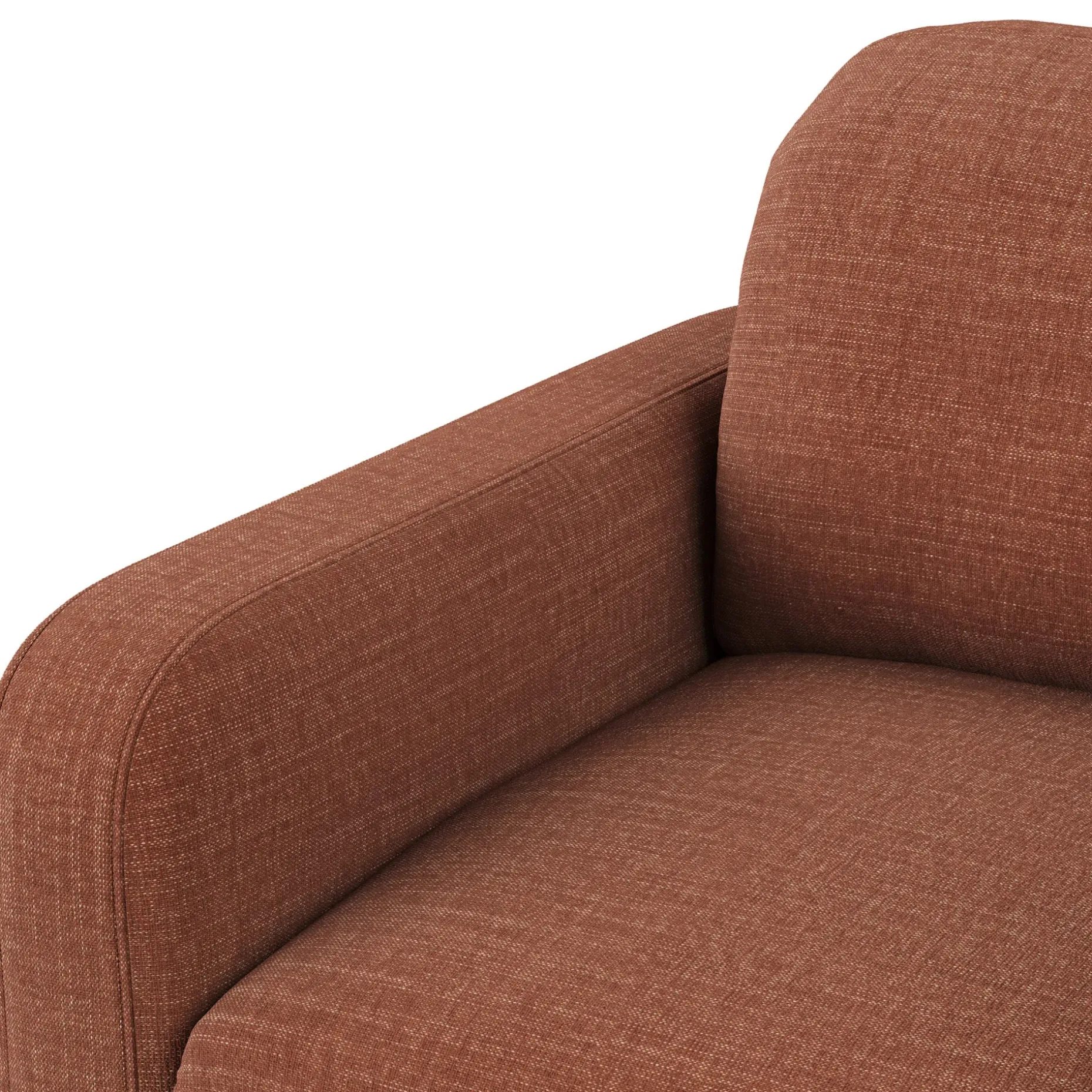 Vati 37" Lounge Chair - Napa Rust