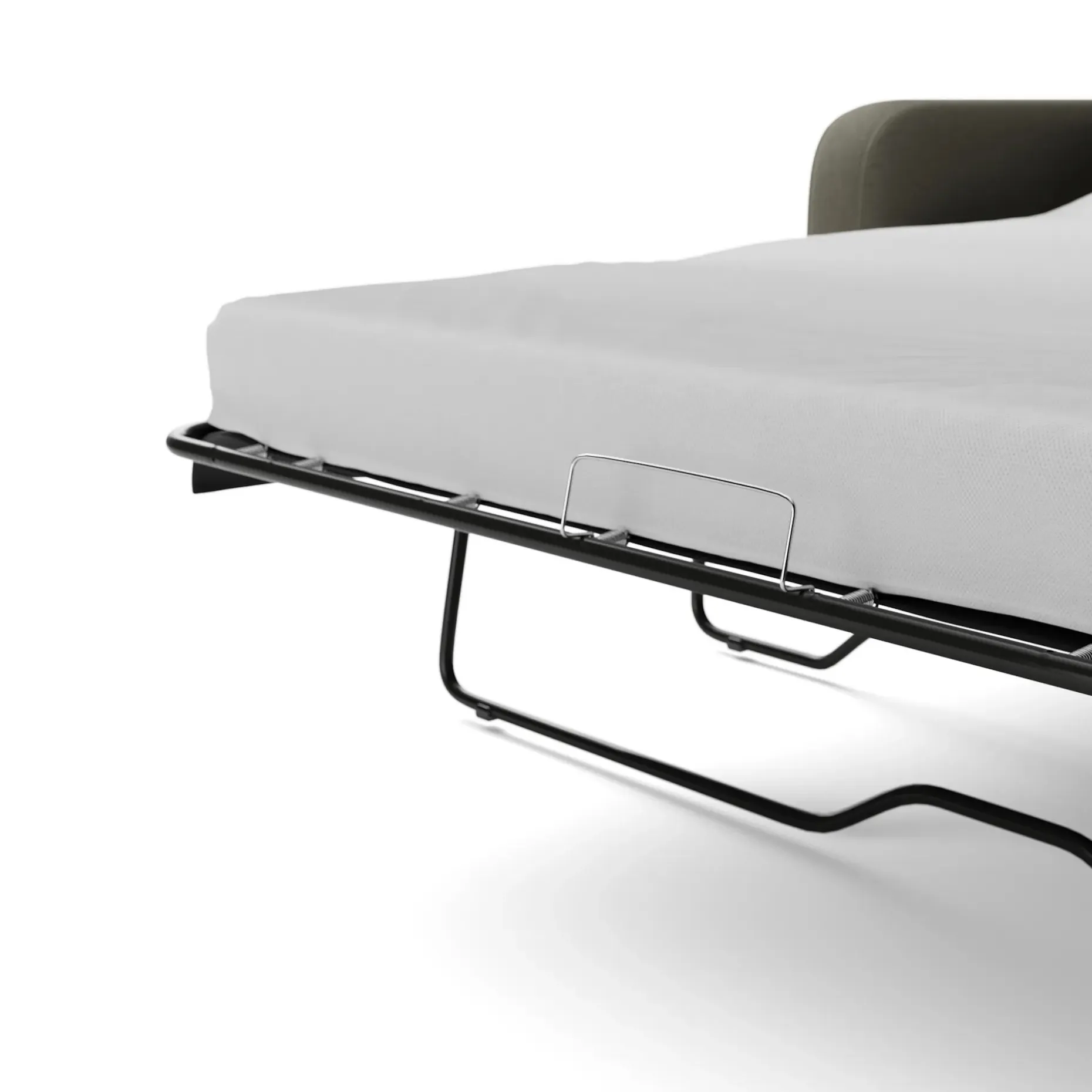 Vati 114" Right Storage Sleeper Sectional - Silver Moss