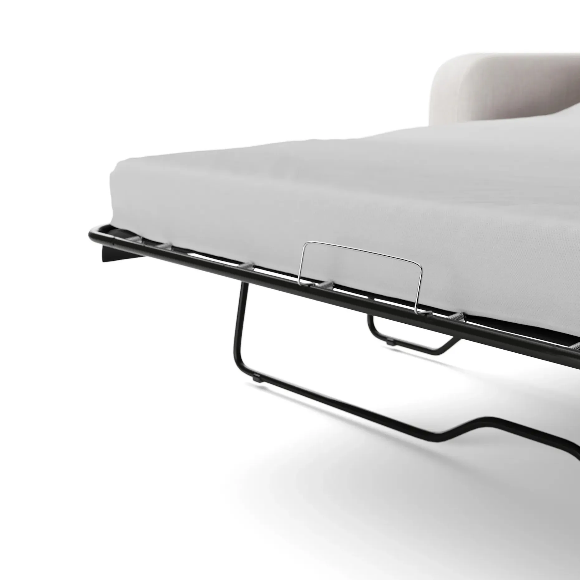 Vati 114" Right Storage Sleeper Sectional - Napa White