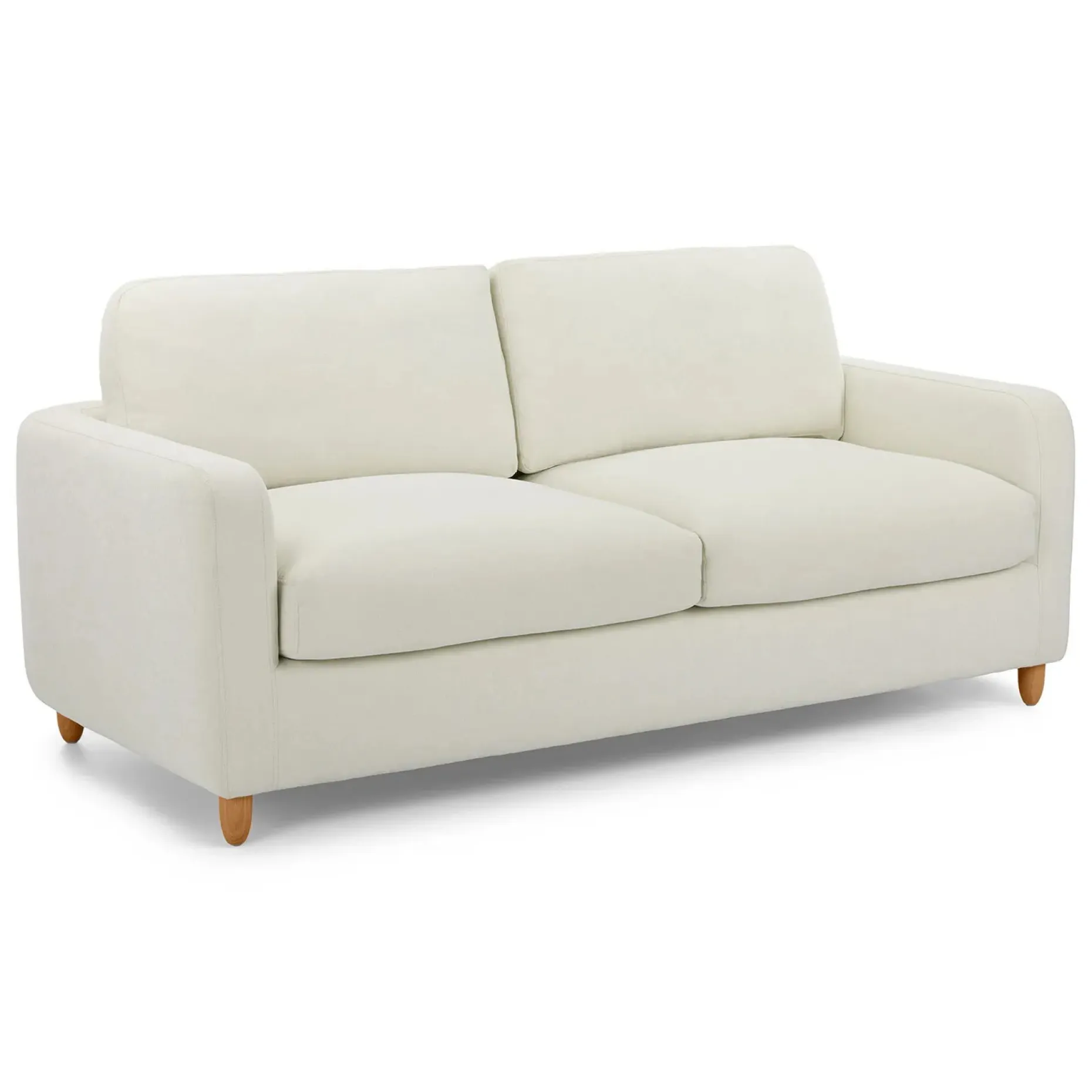 Vati 80" Sofa Bed - Honey Oak and Buckler Ivory