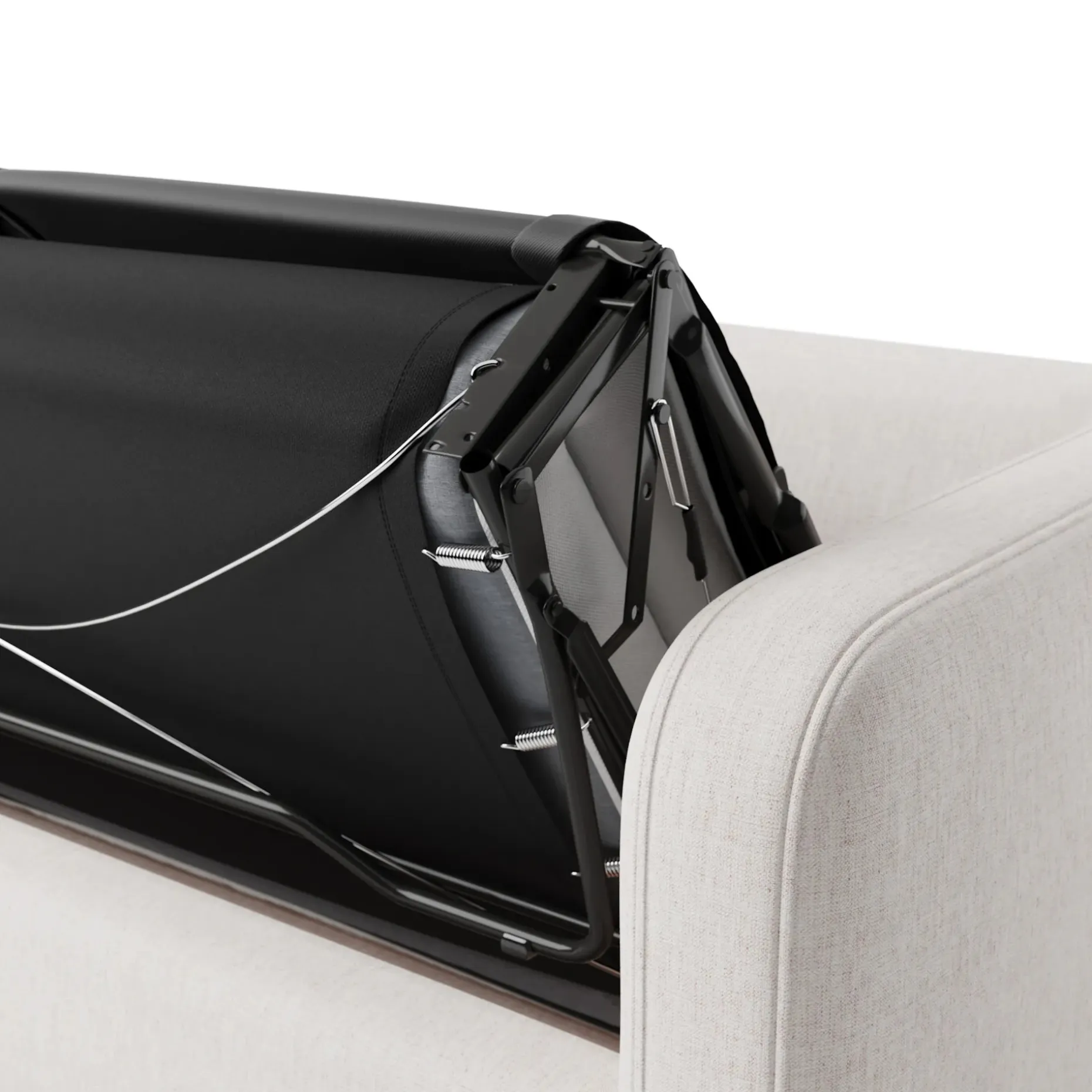 Vati 80" Sofa Bed - Napa White