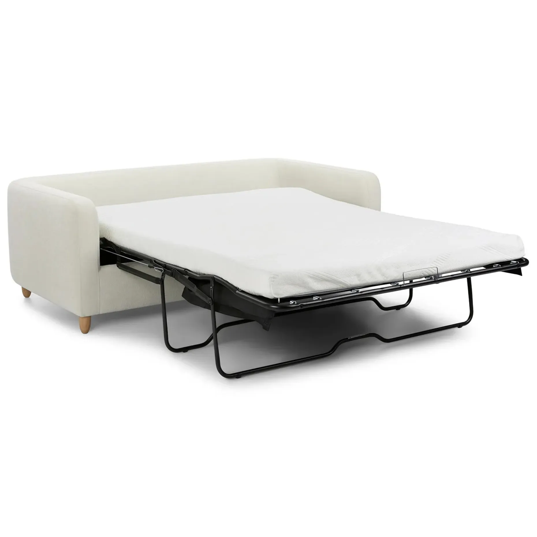 Vati 80" Sofa Bed - Natural Oak and Buckler Ivory