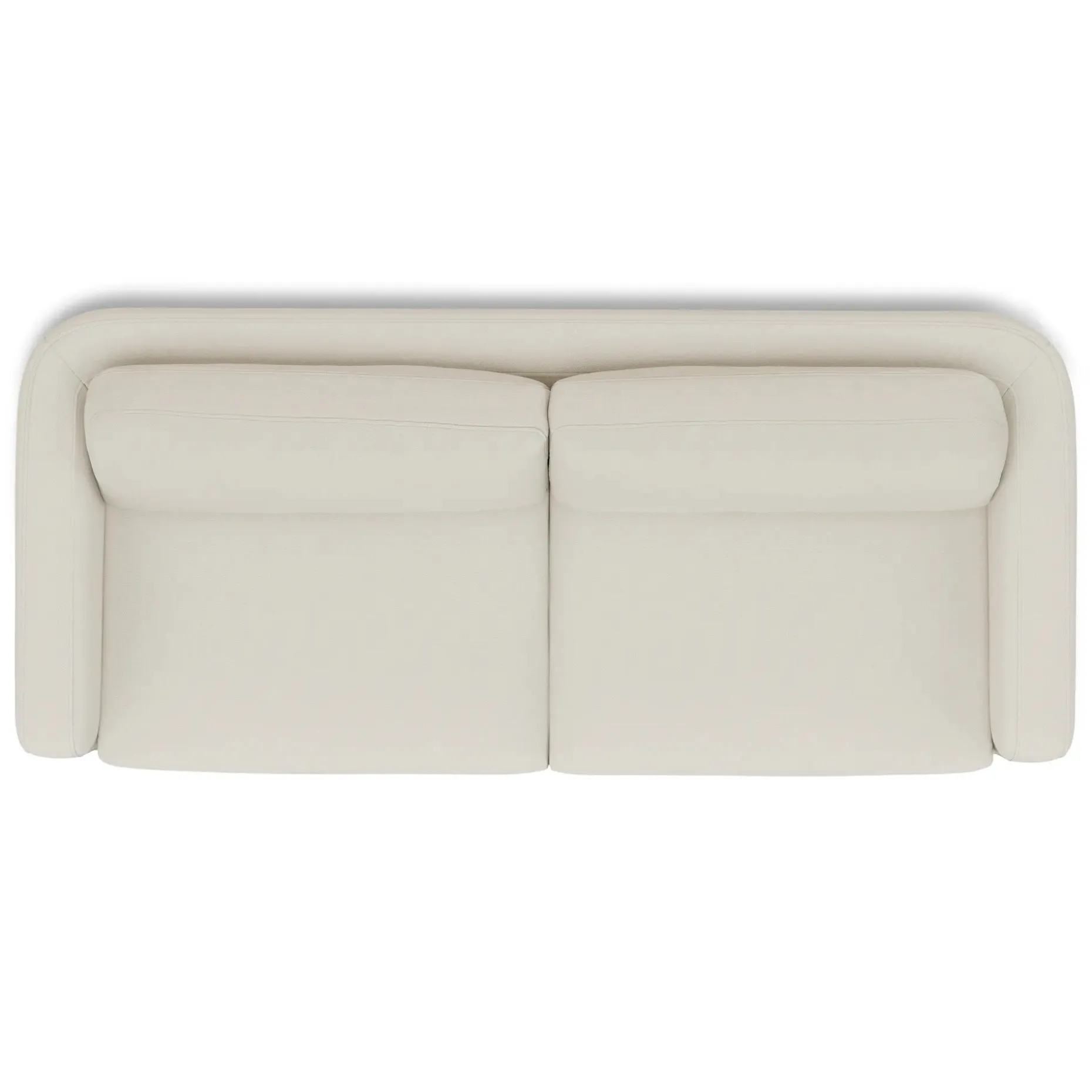 Vati 92" Sofa - Natural Oak and Buckler Ivory