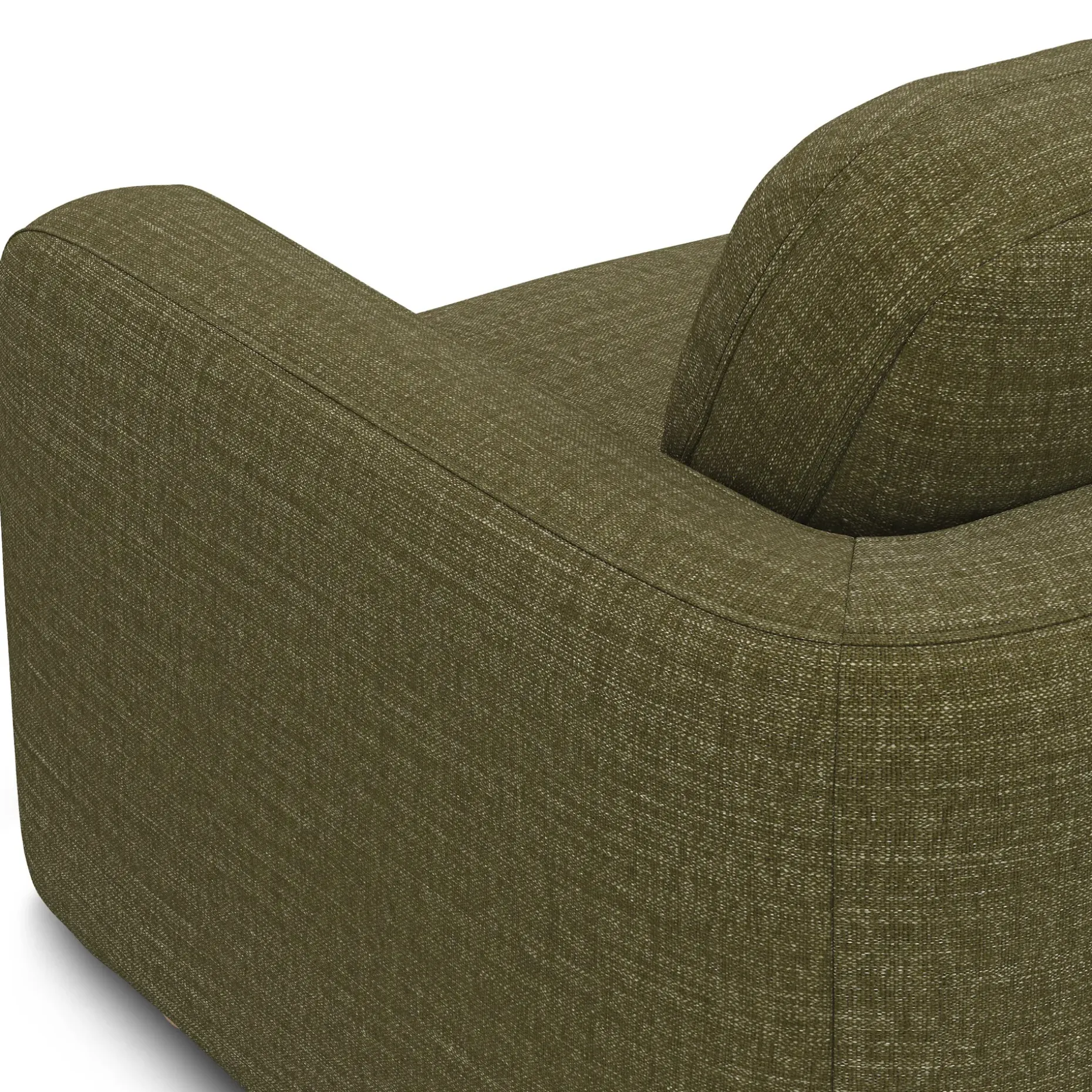 Vati 92" Sofa - Natural Oak and Napa Moss