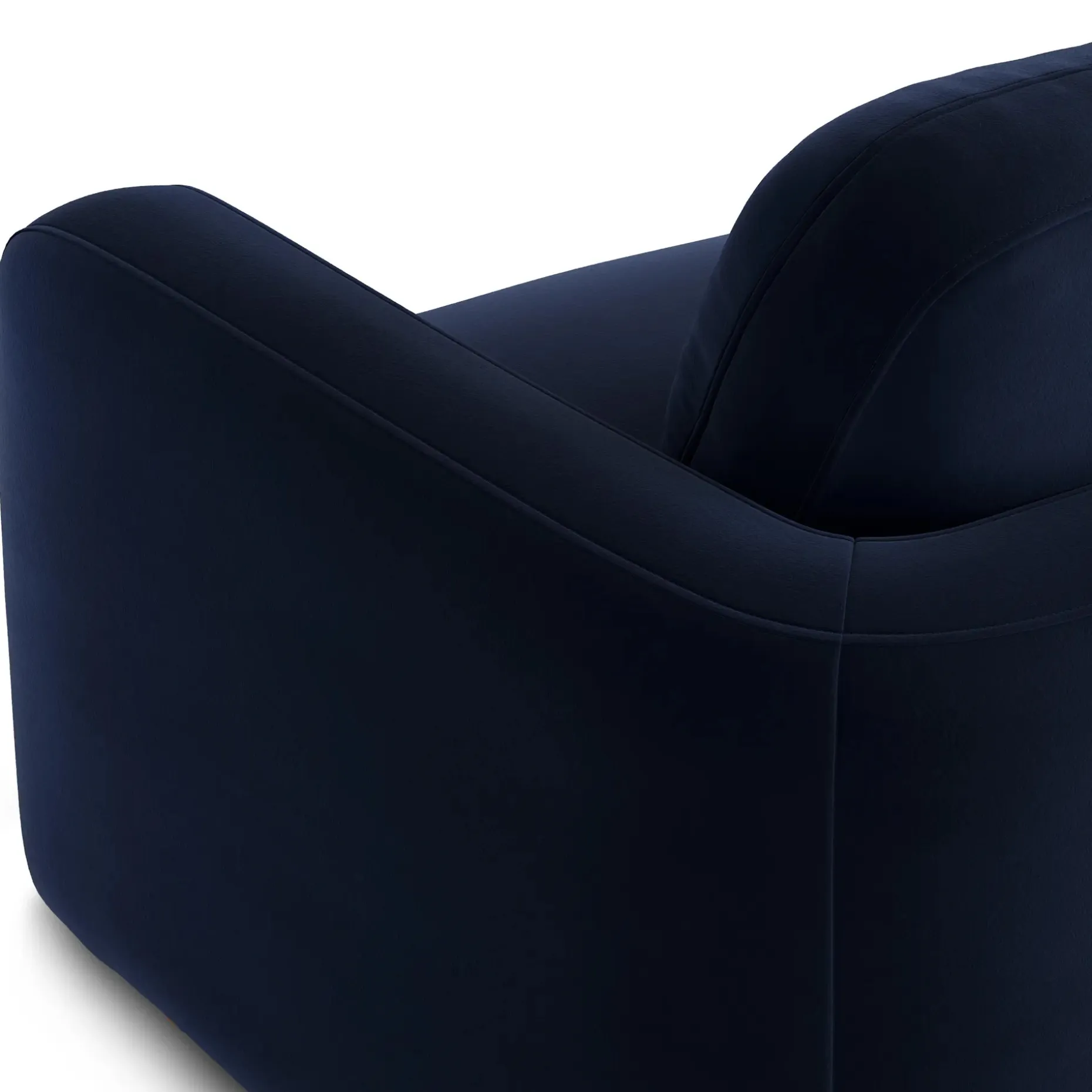Vati 114" Velvet Left Storage Sleeper Sectional - Hale Ink