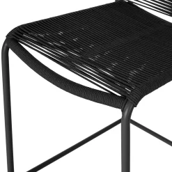 Zina Outdoor Bar Stool - Ember Black