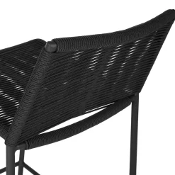 Zina Outdoor Bar Stool - Ember Black