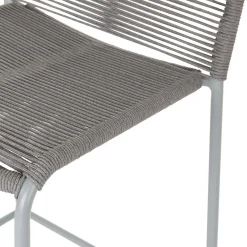 Zina Outdoor Bar Stool - Heathered Gray
