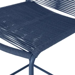 Zina Outdoor Bar Stool - Indigo Blue